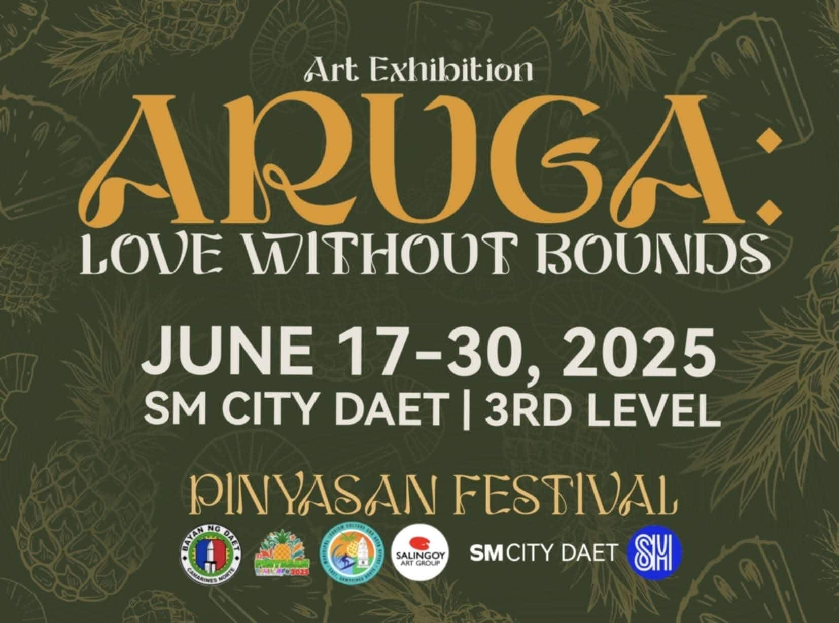 Aruga Art Exhibition - Pinyasan Festival 2025 at SM City Daet